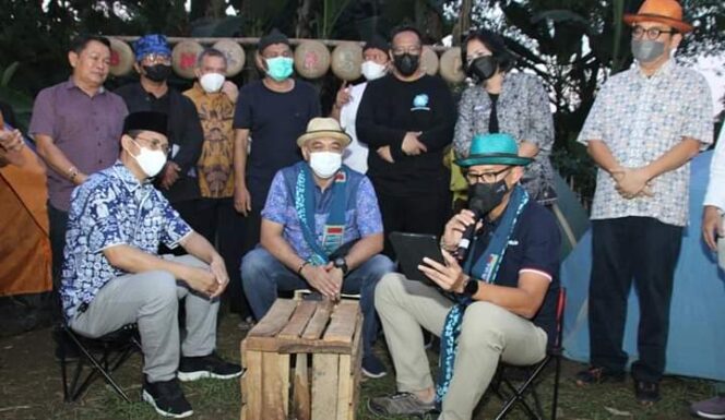 
 Sandiaga Dukung Pengolahan Limbah Sungai Cisadane Oleh Banksasuci Jadi Produk Ekraf