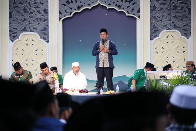 
 Pj Wali Kota Tangerang Dr Nurdin saat Menutup Festival Maulid Nusantara. Foto: HumasPro 