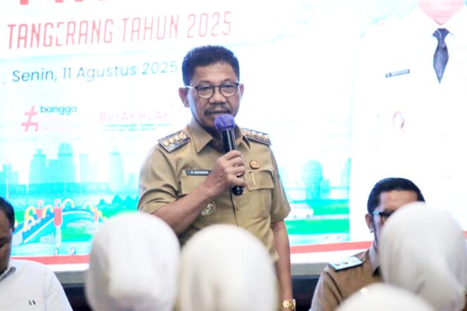 
 Wali Kota Tangerang Sachrudin saat Audiensi dengan Capaska Kota Tangerang. Foto: ist