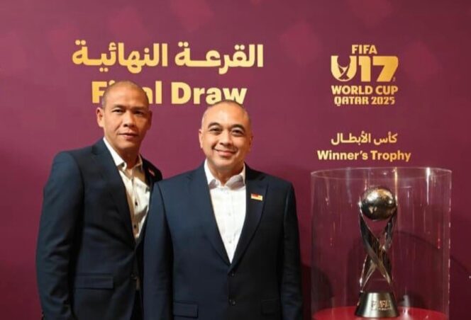 
 Manajer Timnas Indonesia U-17, Ahmed Zaki Iskandar dan Coach Nova Arianto. Foto: ist