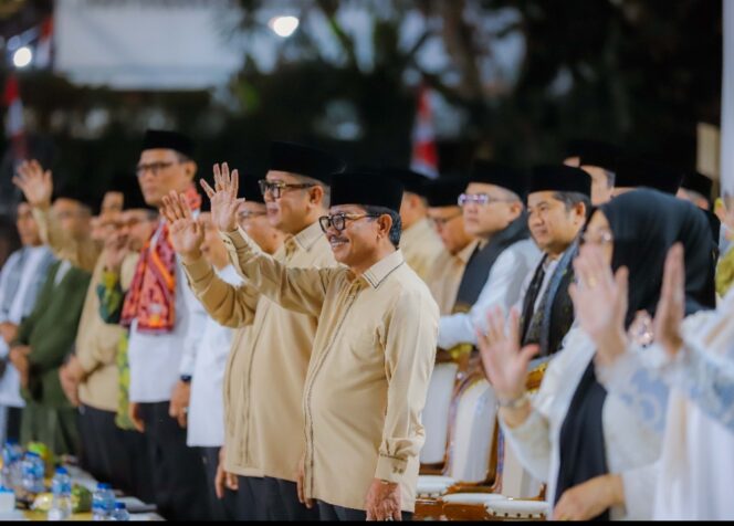 
 Wali Kota Tangerang Sachrudin dan Wakil Wali Kota Tangerang Maryono saat menghadiri Pembukaan Musabaqah Tilawatil Qur'an (MTQ) XXV Tingkat Kota Tangerang. Foto: ist